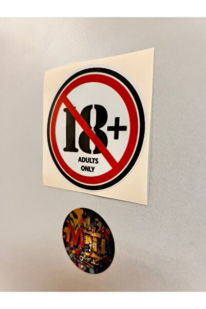 sticker 18+ Eighteen Years Old Restriction 7X7Cm Car Motorcycle Helmet Laptop Windshield Sticker Printing