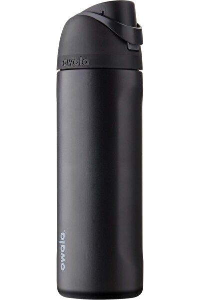 owala Stainless Steel Insulated Water Bottle with FreeSip Straw, 24 oz, BPA-Free, Very Dark
