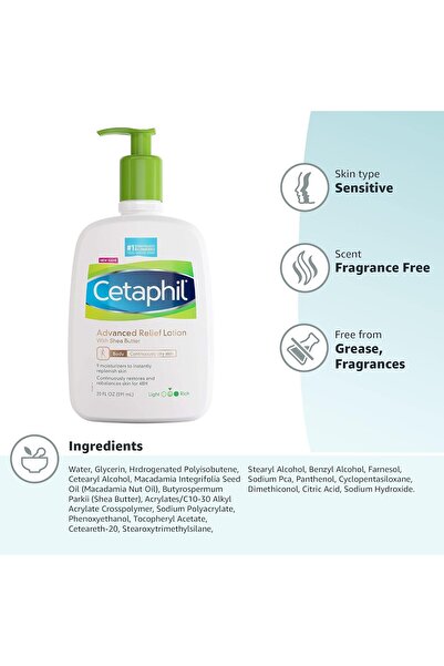 Cetaphil Daily Advance Ultra Hydration Lotion for Dry/Sensitive Skin, 8 oz (2...