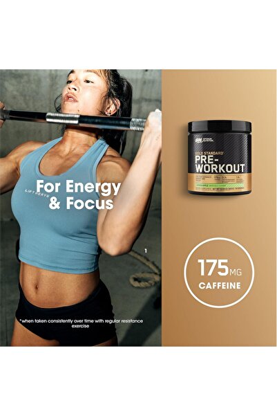 Optimum Nutrition Gold Standard Pre-Workout, Green Apple — 300 g (10.58 oz)
