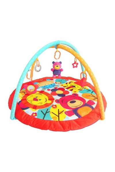 Moon Perky Baby Playmat and Activity Gym - Animals 85 x 85 x 50 cm-MNBTPRD01