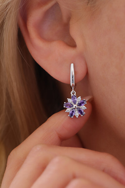 LOTUS JW Gümüş Mulan Çiçeği Küpe | 925 Ayar Gümüş Küpe