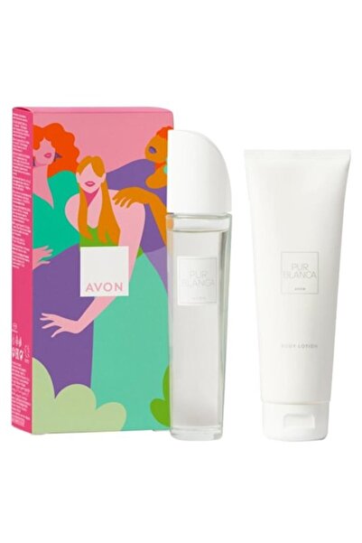 AVON Pur Blanca Gift Set, Perfume and Body Cream,