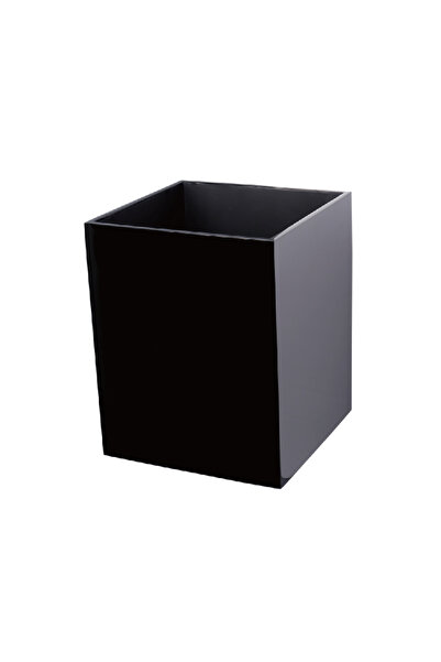 Easton Glossy Black Square Trash Bin (ES7018)