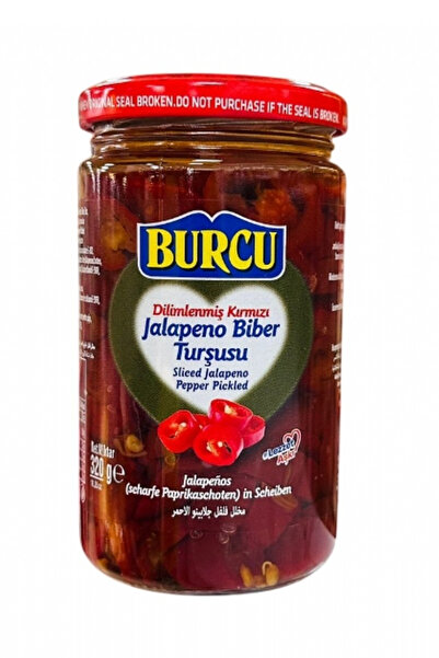 BURCU Kırmızı Jalapeno Biber Turşusu 320 gr