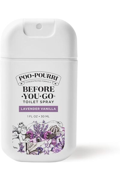Poo-Pourri Before-You-Go Toilet Spray, Lavender Vanilla, 1 fl oz Travel Size