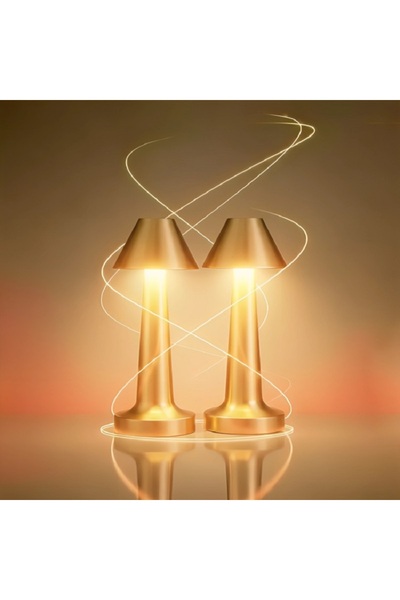 Primo Plus Set of 2 Retro Minimalist Decorative Small Table Lamp for a stylish, warm ambiance.