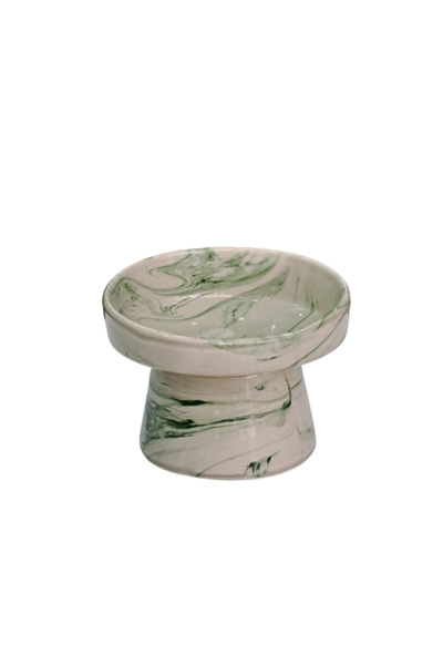 Pet Pretty Döküm Su Mama Kabı Yeşil Desenli No:4