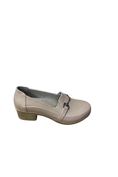 güven kundura Γυναικεία παπούτσια από γνήσιο δέρμα με χοντρό τακούνι