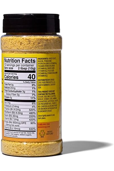 BRAGG vinegar Bragg Nutritional Yeast, 128 grams