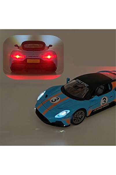 Toybox 1:22 DC Maserati MC20 Alloy Metal Pull Back Die-cast Car Model with Sound and Light Toy for Kids