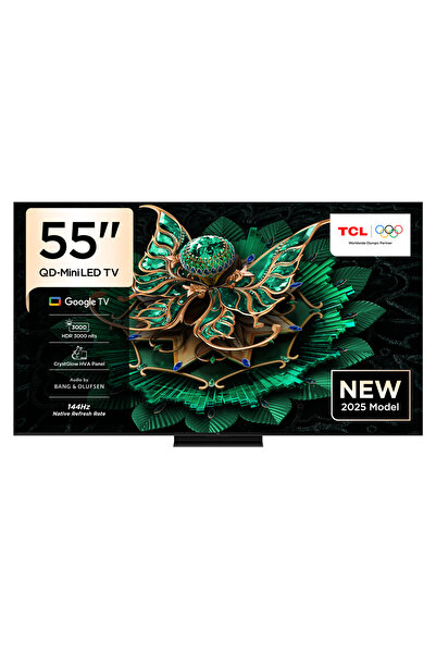 TCL - 55 inch QD Mini LED TV, 144Hz