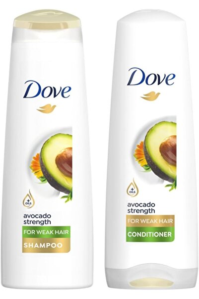 Dove Strengthening Ritual Shampoo Avocado Oil and Calendula Extract, 400 ml + Conditioner, 350 ml