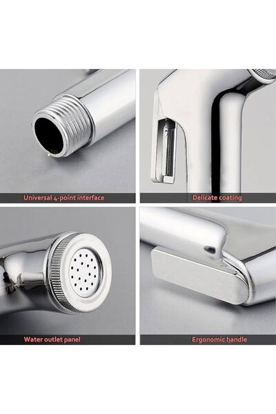 Generic Bathroom bidet (handheld shower) set. High quality and flexible.