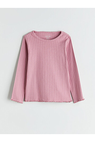 LC Waikiki Rmz Gi̇yi̇m Farkiyla Zero Roba Collar Striped Baby Girl Blouse