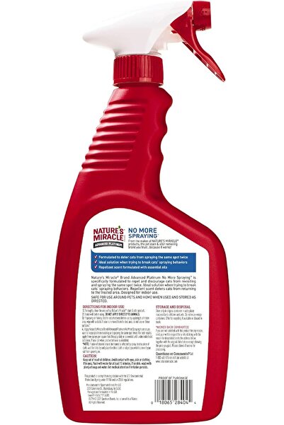 NATURE'S MIRACLE Advanced Platinum 'No More Spraying' Spray, 24 oz