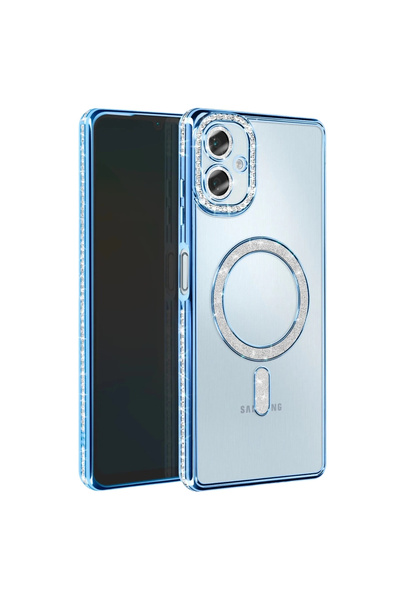 eco port حافظة سامسونج جالاكسي A06 جوك سيملي ماجنيتيك سيف - أزرق