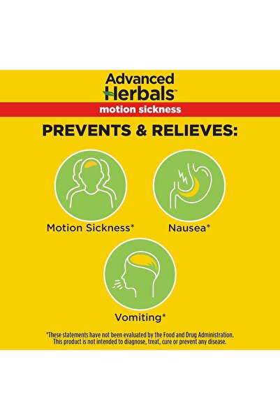 Dramamine Advanced Herbals Motion Sickness Non-Drowsy | 18 Count