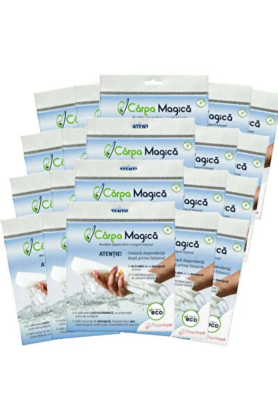 Carpa Magica Pro Cleaning Set – 20 Microfiber Cloths (Magic Cloth), white, 40...