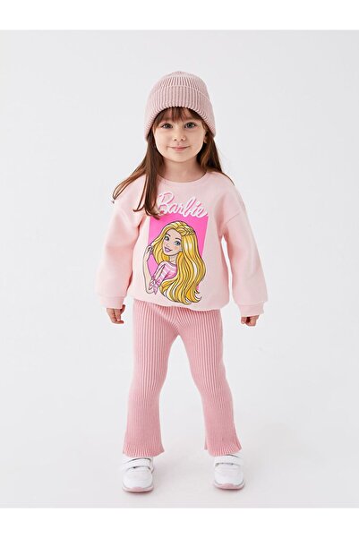 LC Waikiki Lcw Baby Elastic Waist Soft Textured Baby Girl Knitwear Leggings