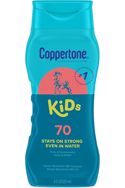 Coppertone Kids Sunscreen Lotion SPF 70, 8 fl oz (227 ml)