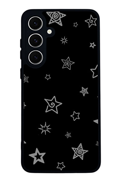 SCALETA CASE حافظة سوداء غير لامعة متوافقة مع هاتف Samsung Galaxy S24 FE - غط...