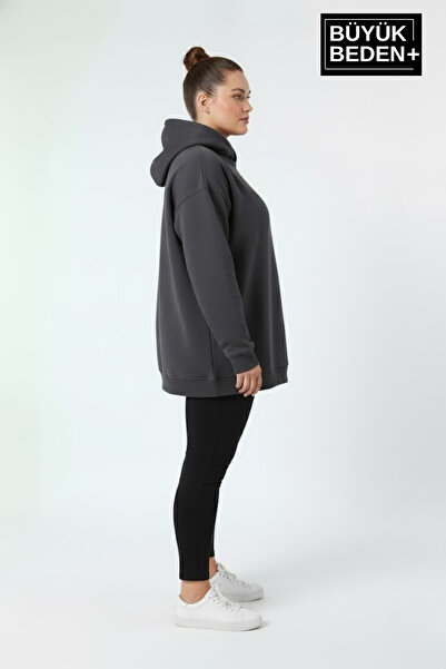 Superlife Γυναικείο μπλουζάκι με κουκούλα με λεπτές μανίκια και ριμπέντε φούστα SPR26BSWK957