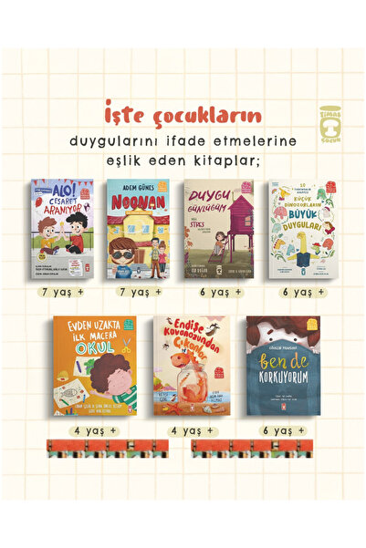 Timaş Çocuk Endişe Kavanozundan Çıkanlar, AloCesaret Aranıyor, Noonan, Mira S...