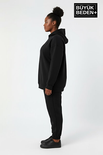 Superlife Γυναικείο μπλουζάκι με κουκούλα με λεπτές μανίκια και ριμπέντε φούστα SPR26BSWK957