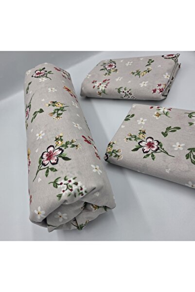 pınarhome collectıon Fabric Fitted Sheet for Pad Beds + Pillow Case with Cover (Corner Depth 30 Cm) New Season***