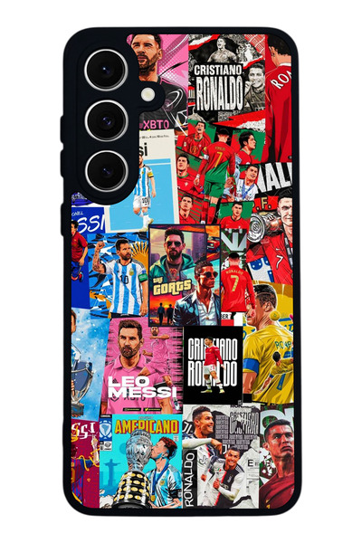 SCALETA CASE حافظة سوداء غير لامعة متوافقة مع هاتف سامسونج جالاكسي A16 - غطاء...