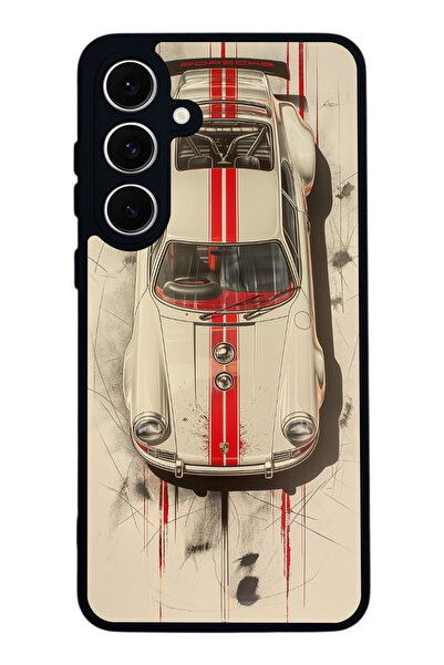 SCALETA CASE حافظة سوداء غير لامعة متوافقة مع هاتف Samsung Galaxy S24 FE - غط...