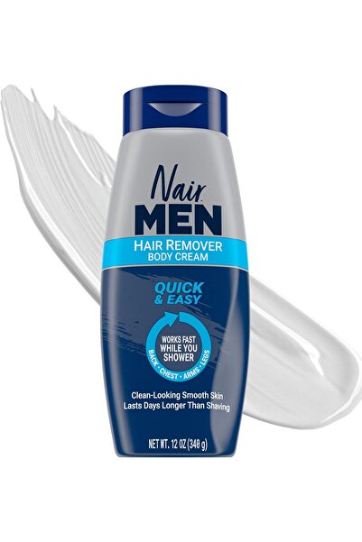 Nair كريم إزالة شعر الجسم للرجال، 12 أونصة