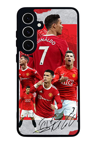 SCALETA CASE حافظة سوداء غير لامعة متوافقة مع هاتف Samsung Galaxy S24 FE - غط...