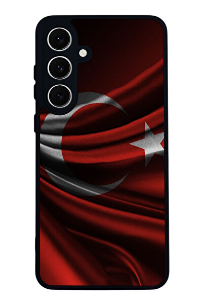 SCALETA CASE حافظة سوداء غير لامعة متوافقة مع هاتف Samsung Galaxy S24 FE - غطاء حماية من السيليكون الناعم وممتص للصدمات