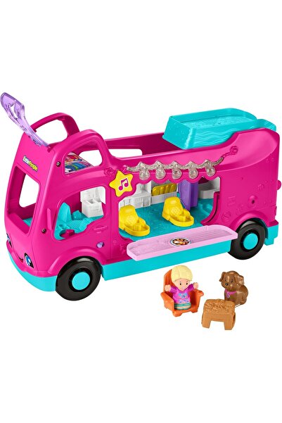 FISHER PRICE Fisher- Little People – Little Dreamcamper RV, with Lights, Sounds and 2 Figures