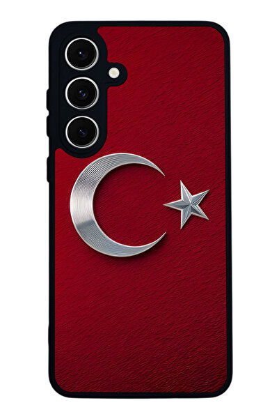 SCALETA CASE حافظة سوداء غير لامعة متوافقة مع هاتف Samsung Galaxy S24 FE - غطاء حماية من السيليكون الناعم وممتص للصدمات