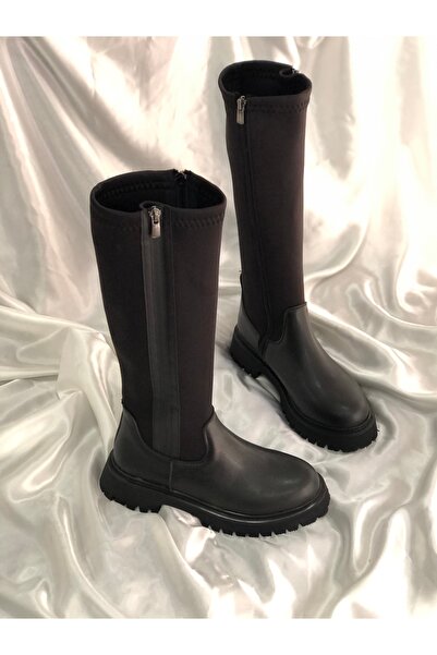 Hg Ayakkabı Rina Black Parachute Boots