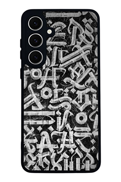 SCALETA CASE حافظة سوداء غير لامعة متوافقة مع هاتف Samsung Galaxy S24 FE - غط...