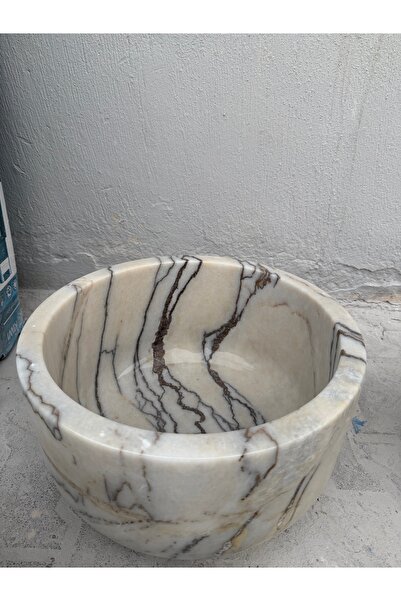 marble desıng Ateş White çanak kurna hamam kurnası