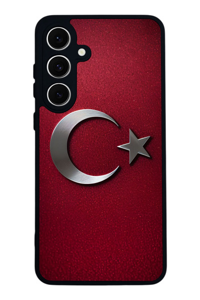 SCALETA CASE حافظة سوداء غير لامعة متوافقة مع هاتف Samsung Galaxy S24 FE - غطاء حماية من السيليكون الناعم وممتص للصدمات