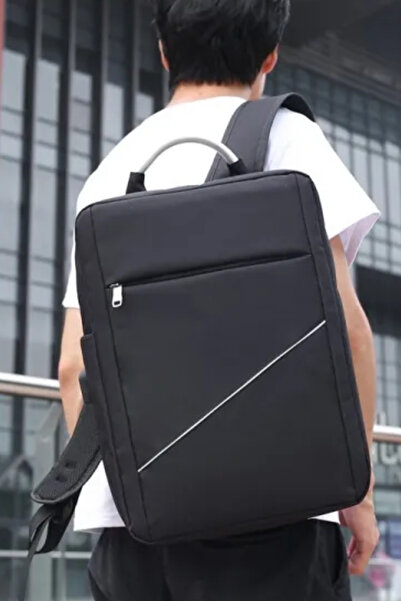 Muchmy Multifunctional Anti-Theft Backpack USB Charging Traveling Bag Zipper Unisex Bag