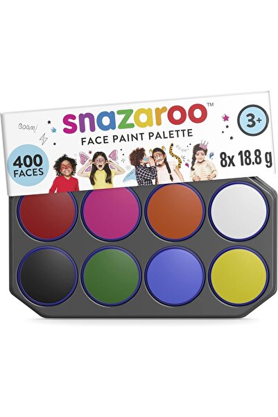 Snazaroo لوحة ألوان للوجه، 8 × 18 مل