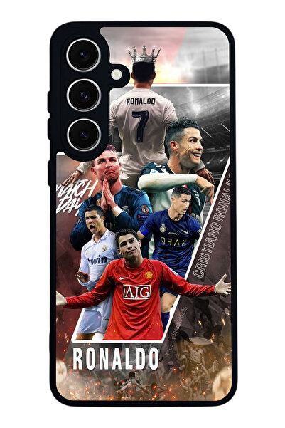 SCALETA CASE حافظة سوداء غير لامعة متوافقة مع هاتف Samsung Galaxy S24 FE - غط...