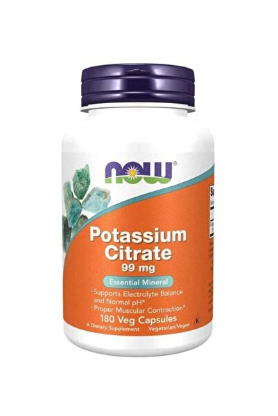 Now Foods Potassium Citrate 99mg 180 Veg Capsules