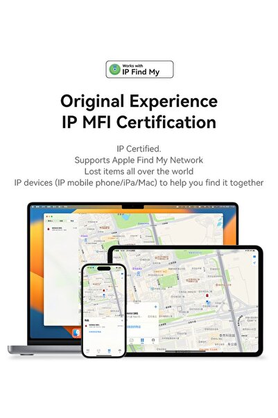 Yesido Smart Tag Tracker Works with Apple Find My Key Finder Wallet Luggage Locator Anti Lost Battery