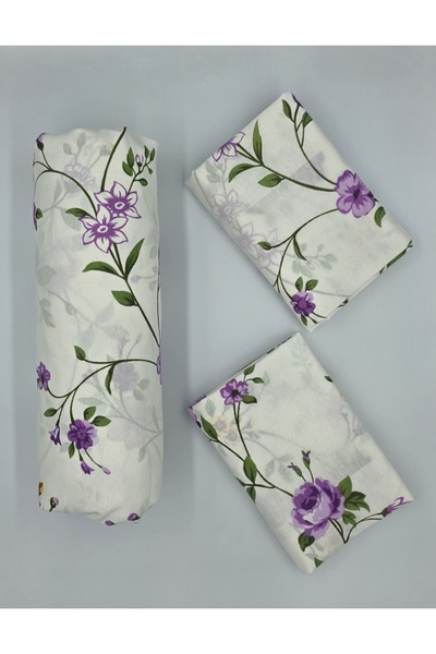 pınarhome collectıon Fabric Fitted Sheet for Pad Beds + Pillow Case with Cover (Corner Depth 30 Cm) New Season***