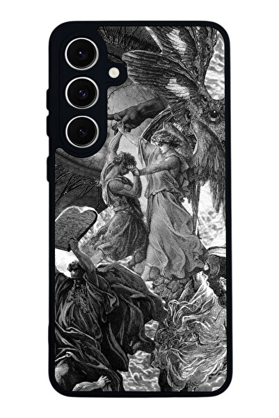 SCALETA CASE حافظة سوداء غير لامعة متوافقة مع هاتف سامسونج جالاكسي A16 - غطاء...