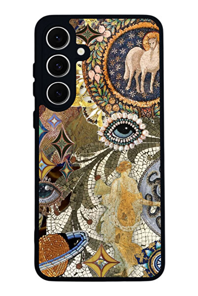 SCALETA CASE حافظة سوداء غير لامعة متوافقة مع هاتف سامسونج جالاكسي A16 - غطاء...