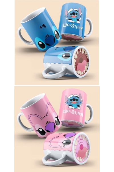 SIRADIŞI REKLAM LİLO VE STİTCH KAREKTERLİ KUPA